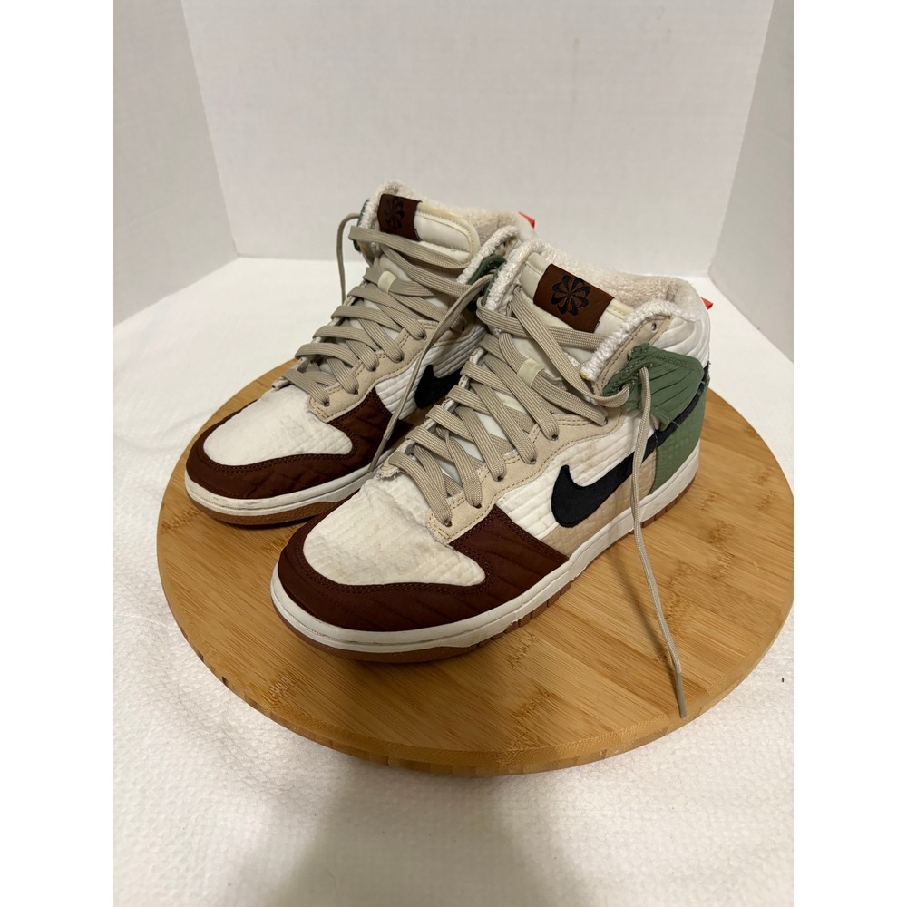 Nike Dunk High Toasty‎ Rattan Brown Green White DN9909-100 Wmns 8.5 Sneaker